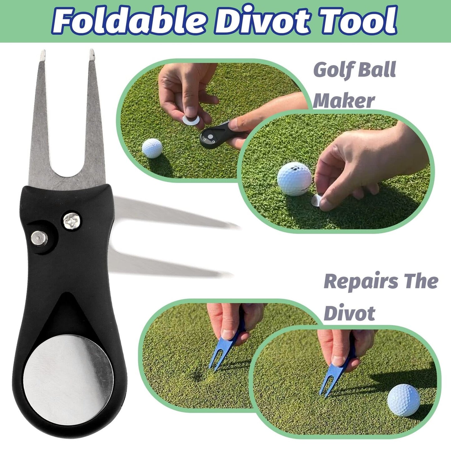 Golf Essentials Kit, 29 in 1 Golf Club Cleaning Kit - Golf Towel, Golf Club B...