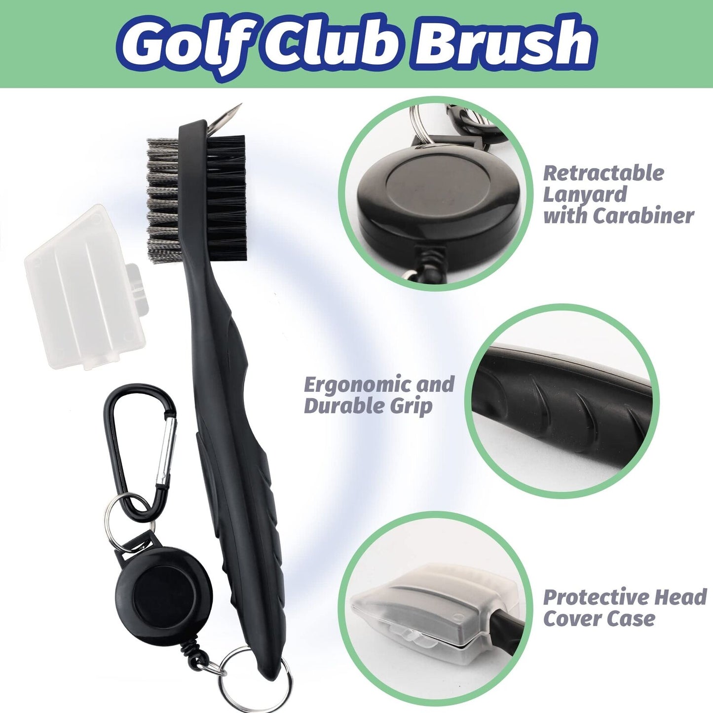 Golf Essentials Kit, 29 in 1 Golf Club Cleaning Kit - Golf Towel, Golf Club B...